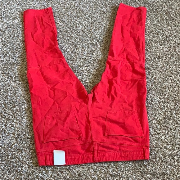 Encrypted brand red ripped jeans - Picture 4 of 4